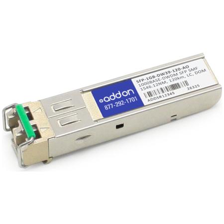 ADD-ON Addon Msa & Taa Compliant 1000Base-Dwdm 100Ghz Sfp Transceiver (Smf,  SFP-1GB-DW39-120-AO